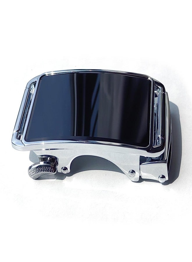 lightstar Men's 40mm Ratchet Belt Buckle Only for 1 3/8 Slide Belt Strap Automatic Leather Belt Buckle Replacement (Broadened Buckle Area) - Image 1
